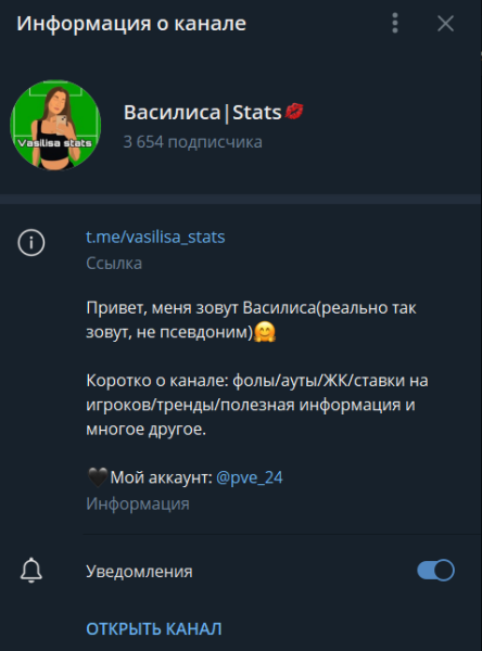 Василиса|Stats — футбольные прогнозы, отзывы